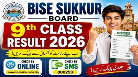 BISE Sukkur 9th Class Result 2026 Today – Check Online