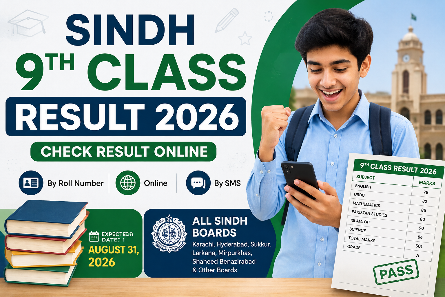 Sindh Board 9th Class Result 2026