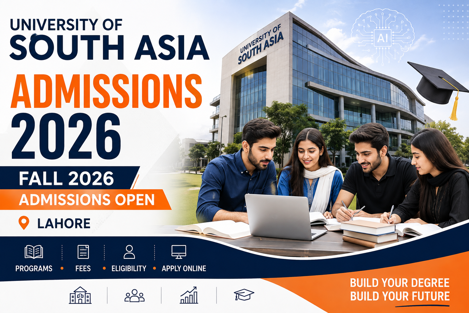 University of South Asia Admissions 2026 & Apply Online