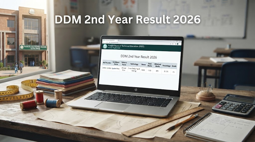 DDM 2nd Year Result 2026 PBTE Annual Check Result online