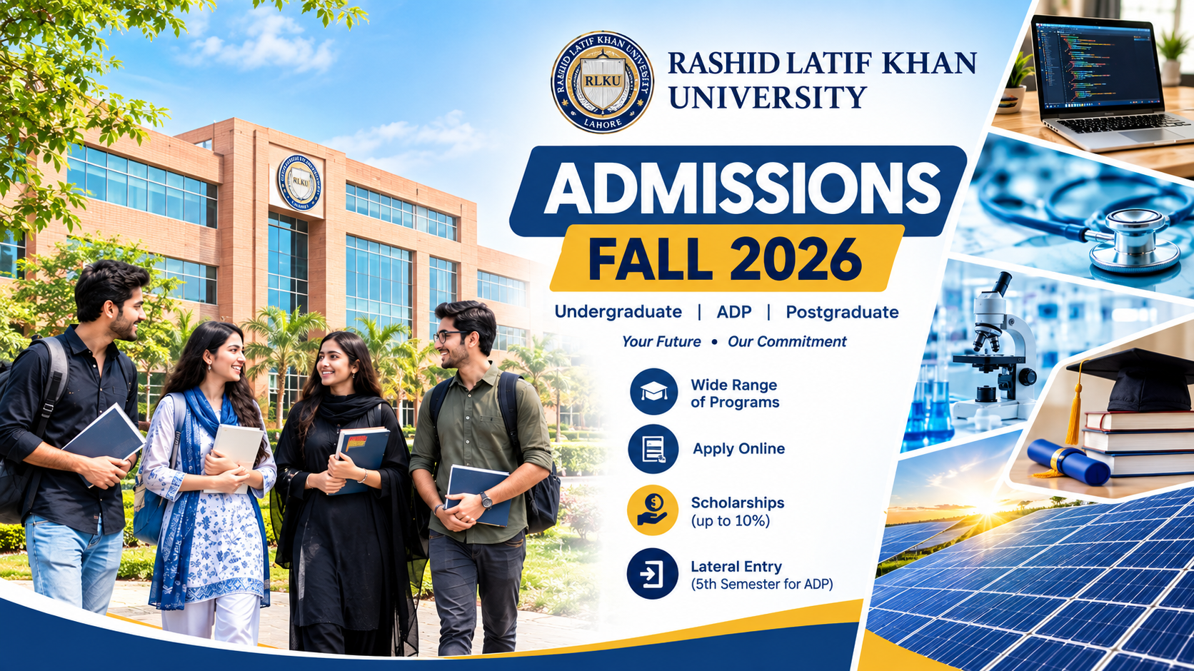 Rashid Latif Khan University Admissions Fall 2026 – Apply Online
