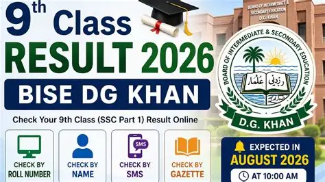 BISE Dera Ghazi Khan 9th Class Result 2026 Check by online