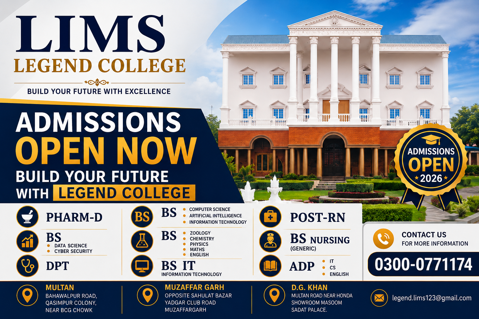 Legend Group of Colleges Admissions 2026 – Apply Online